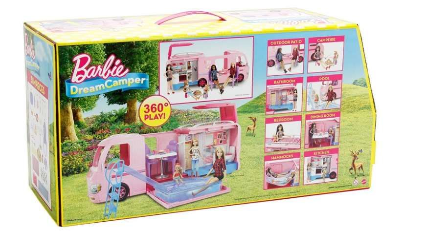 Barbie Caravana Sonho FBR34 / Autocaravana GHL93 3-in-1 Mattel (NO