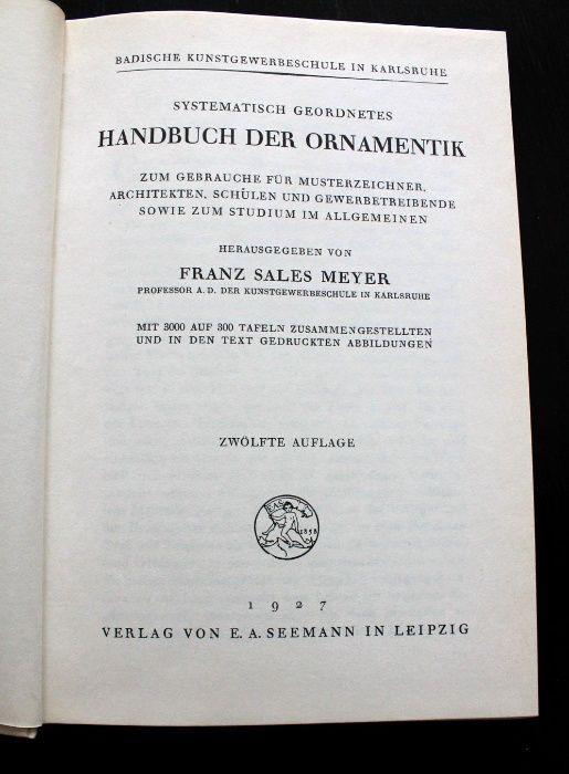 Handbuch Der ornamentik - Franz Sales Meyer