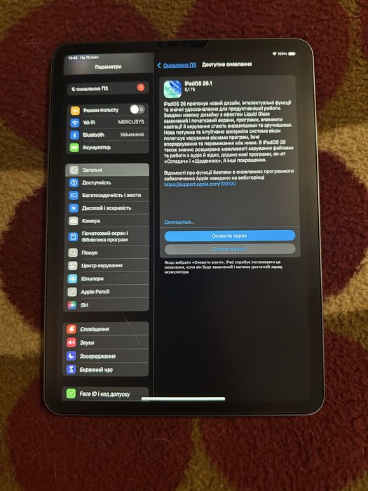 Планшет Apple A2228 iPad Pro 11 (2-gen) Wi-Fi 128GB 2020 120 Гц