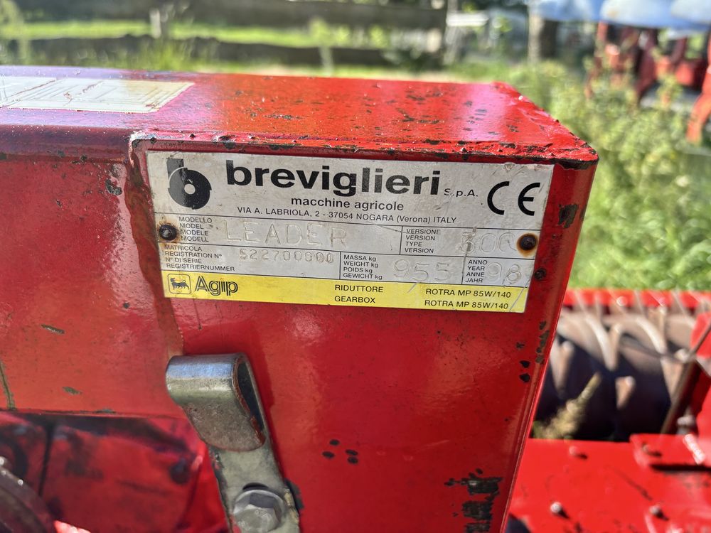 Brona aktywna wirowa wirnikowa Breviglieri Leader 3m packer agregat