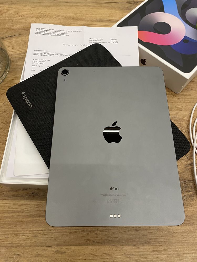 Ipad Air 4 64GB Wifi Space Gray A2316 Case Spigen Rysik