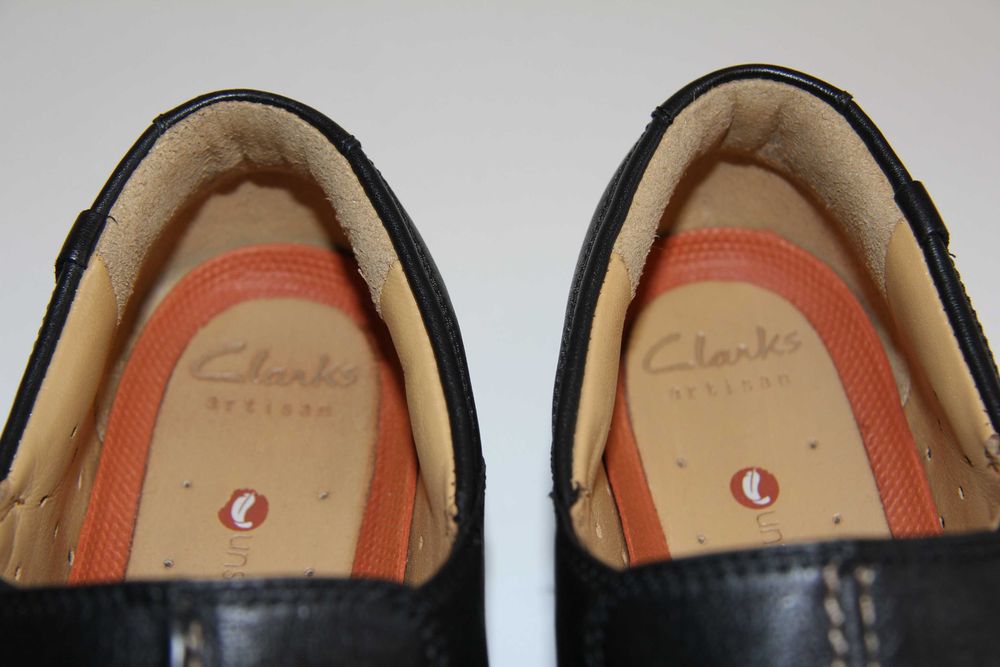 Кожаные,туфли,слипоны,мокасины"Clarks" 6/40/26см.