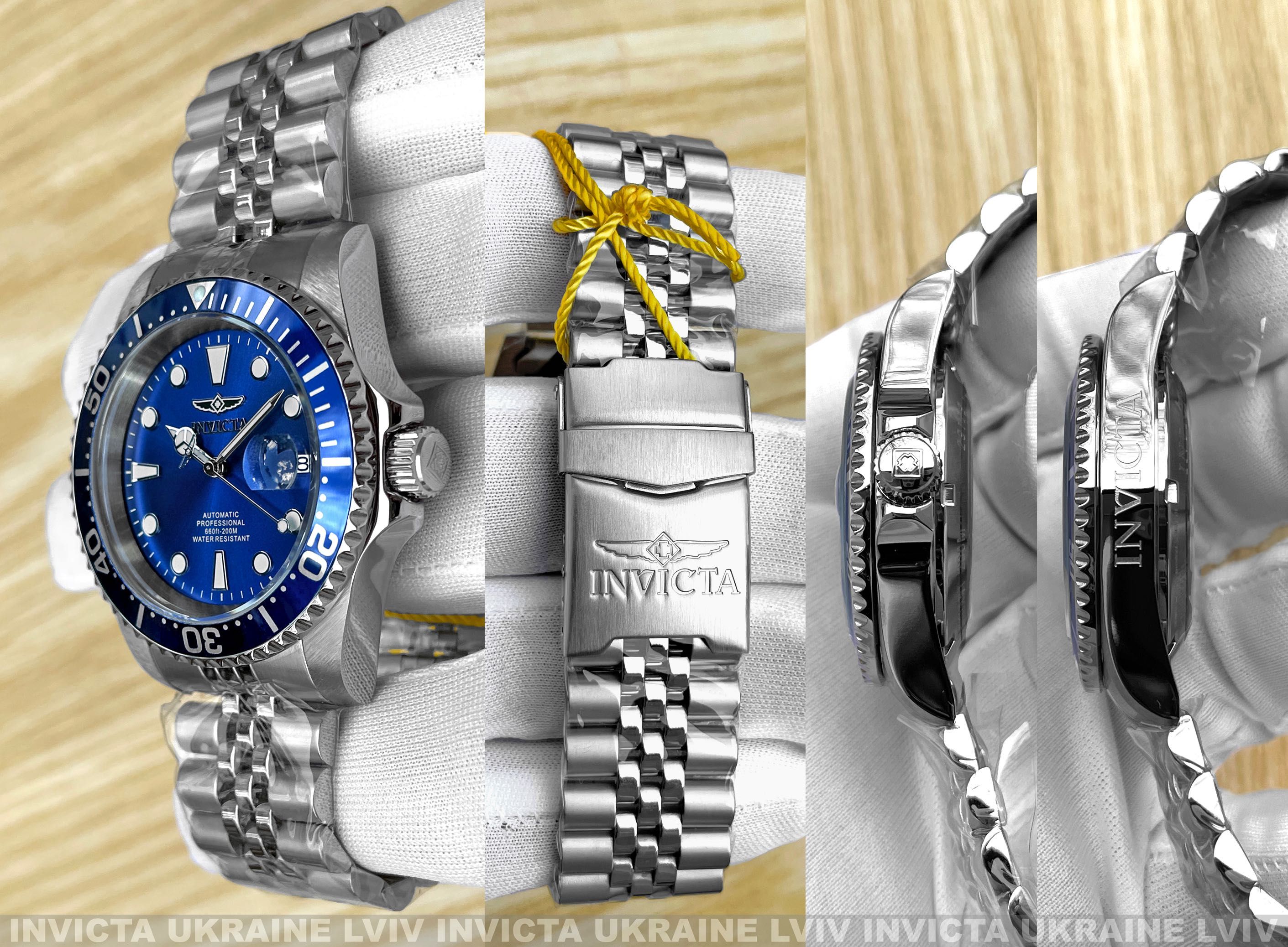 Мужские часы Invicta 30092 Pro Diver Automatic 42 мм. Silver Black