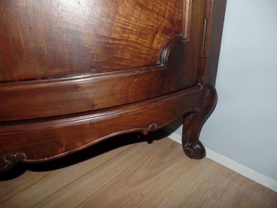 Zabytkowa Narożna szafka Corner cabinet Eckvitrine Ludwik Filip