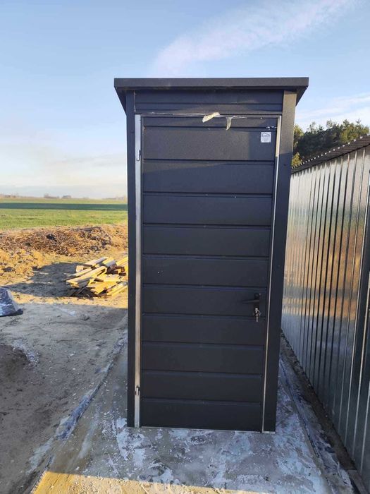 Wiatka Narzędziowa Złoty Dąb|Schowek Narzędziowy|Wiata ogród–Maj-Blach