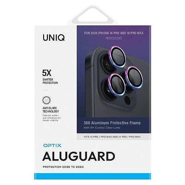Szkło hartowane UNIQ Optix Aluminium Camera Lens Protector na aparat t