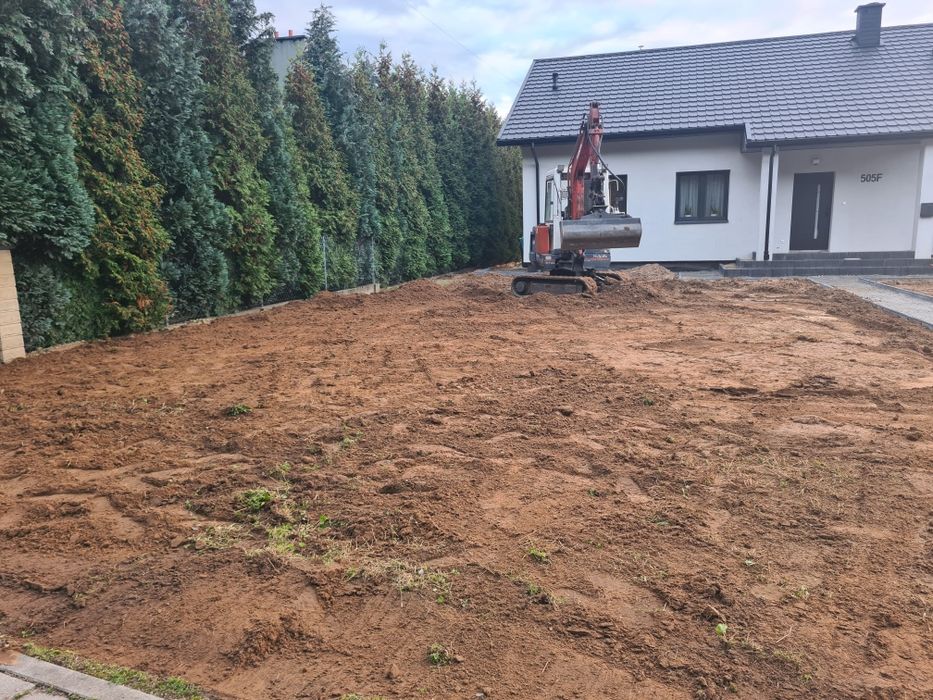 Usługi minikoparką, roboty ziemne, wykopy