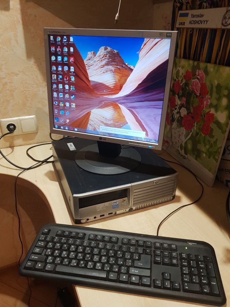 Продам НР Compaq, Ssd 240, Lg17