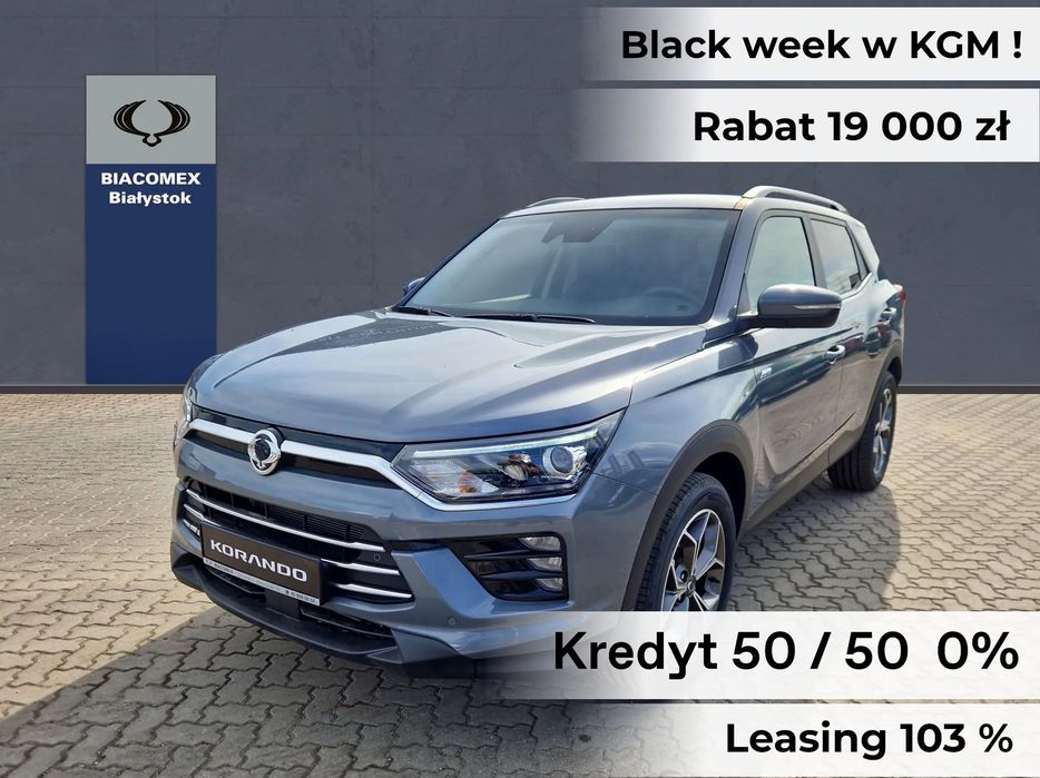 SsangYong/KGM Korando Adv 1.5 163KM 4x4 Automat Rabat 19 000 zł  Black Week Okazja !