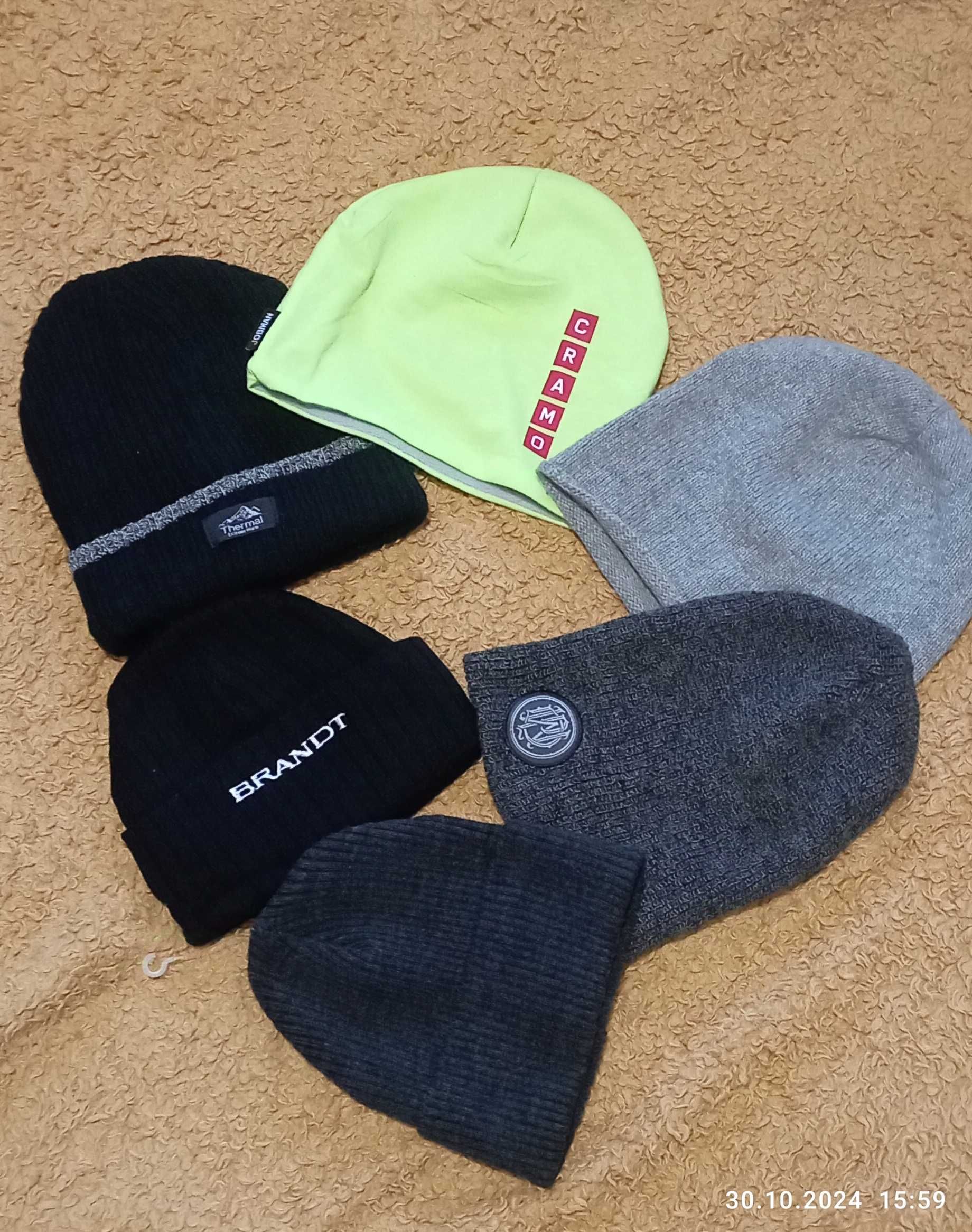 Фірмові Шапки чоловічі Thermal emp . H&H . JOB MAN
