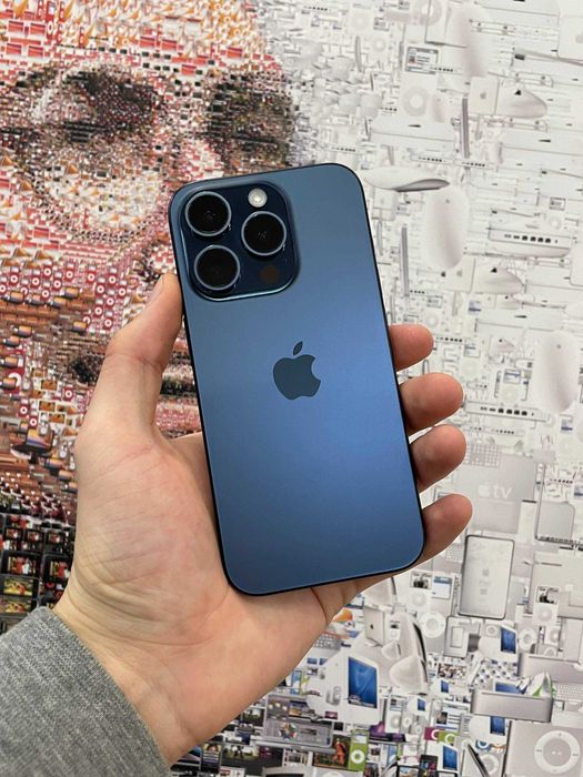 iPhone 15 Pro 256GB Blue Titanium ГАРАНТІЯ 6 Місяців МАГАЗИН айфон