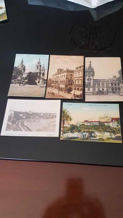 25 Bilhetes Postais Antigos de Lisboa e Porto