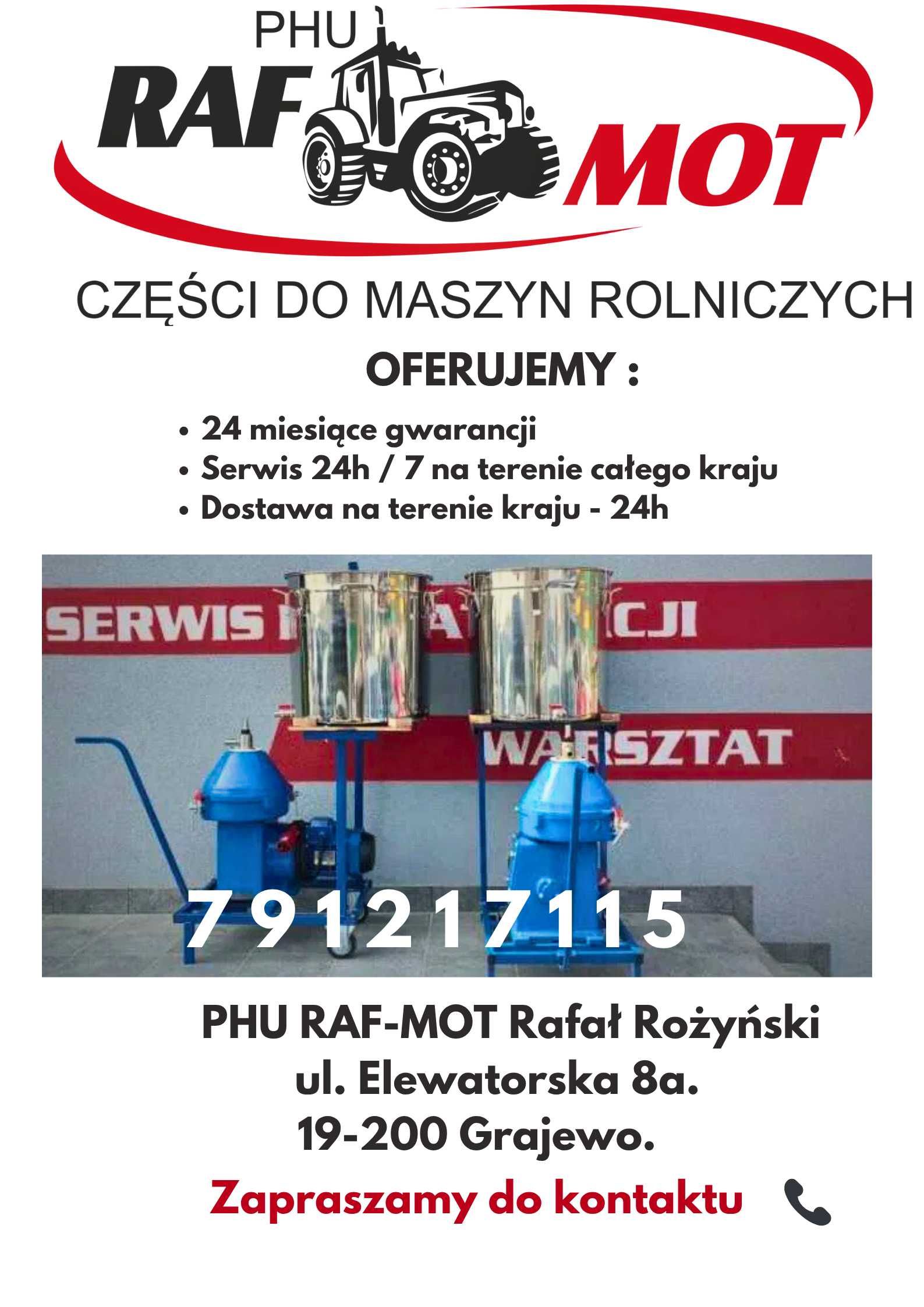 Wirówka do mleka separator części