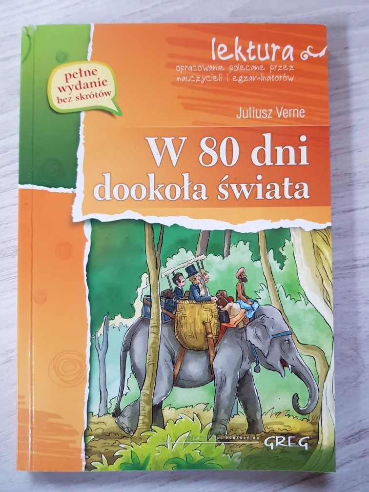 W 80 dni dookoła świata Verne + opracowanie