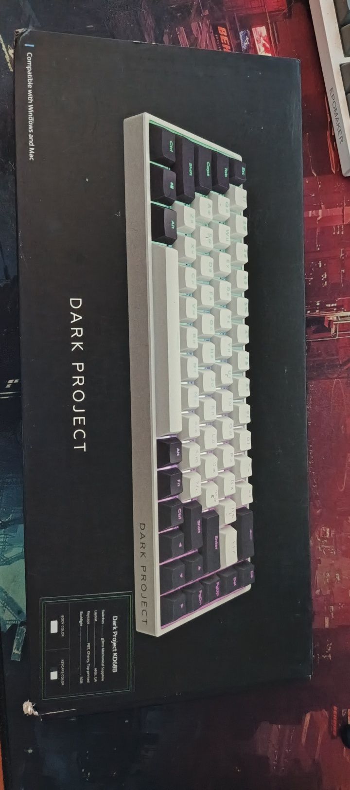 Клавіатура Dark project