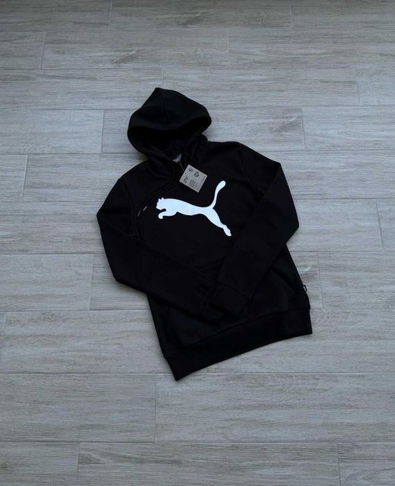 США Теплі жіночі спортивні костюми Puma ESS Big Cat Оригінал Фліс XS-М