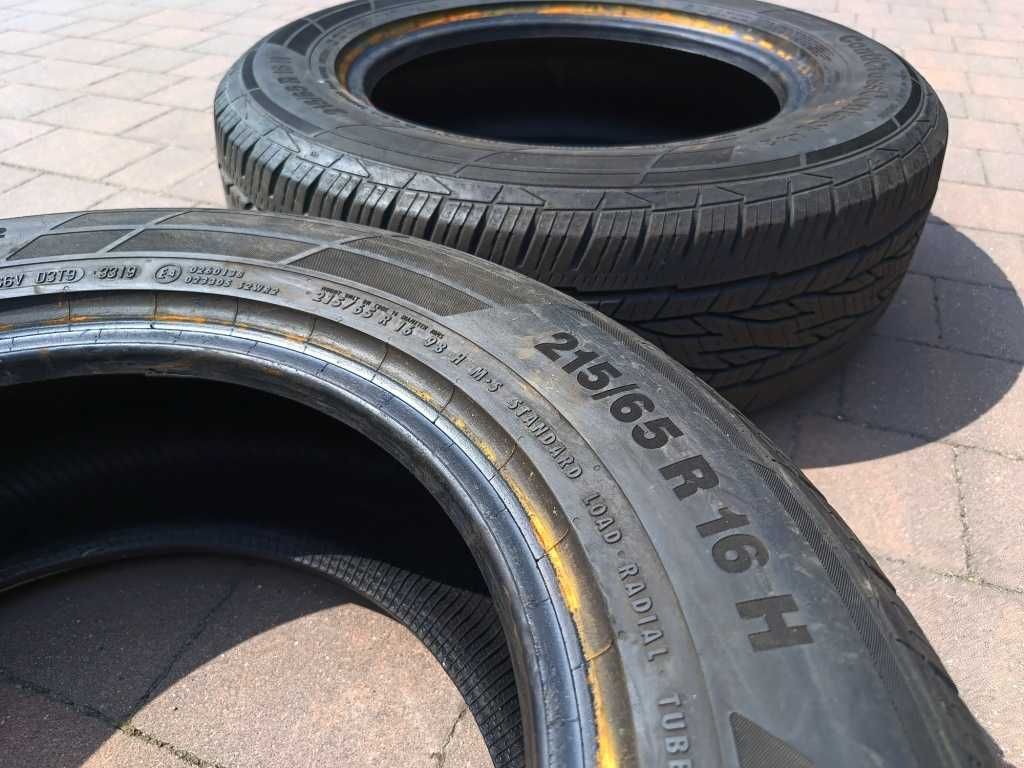 215/65R16 98H 2Opony Całoroczne ContiCrossContact LX2 M+S RIM 2019~6mm