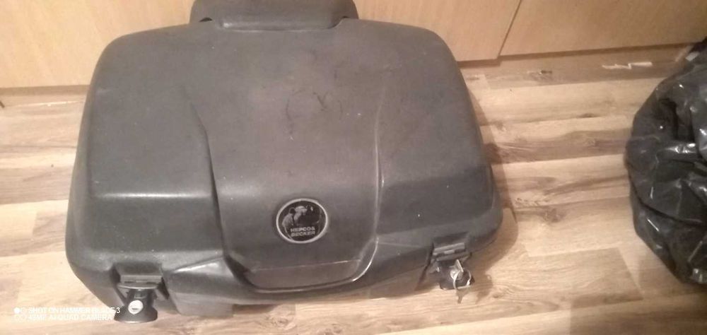 Kufer centralny Hepco&Becker +stelaż oparcie Yamaha Virago honda Suzki