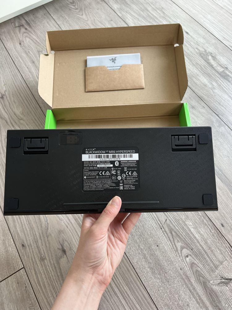 Klawiatura RAZER BlackWidow V3 Mini HyperSpeed Green Switch