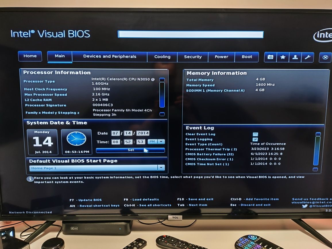 Komputer Intel 4gb ram 500 GB dysk  home assistant hoas proxmox