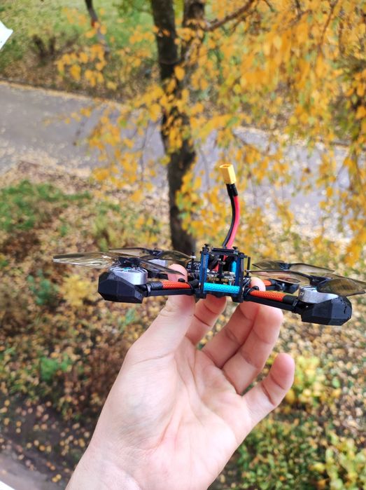 FPV дрон, 3 дюйма, квадрокоптер, walksnail, dji, o4, аналог, цифра