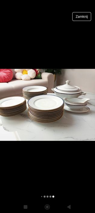 Serwis obiadowy na 9 osob