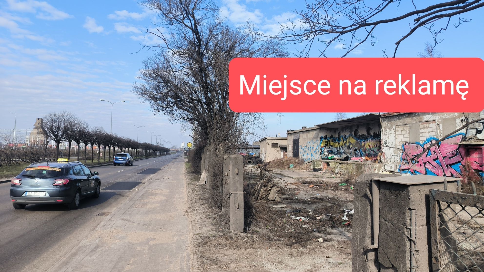 Miejsce na reklamę, baner, bilboard, Gdynia Centrum