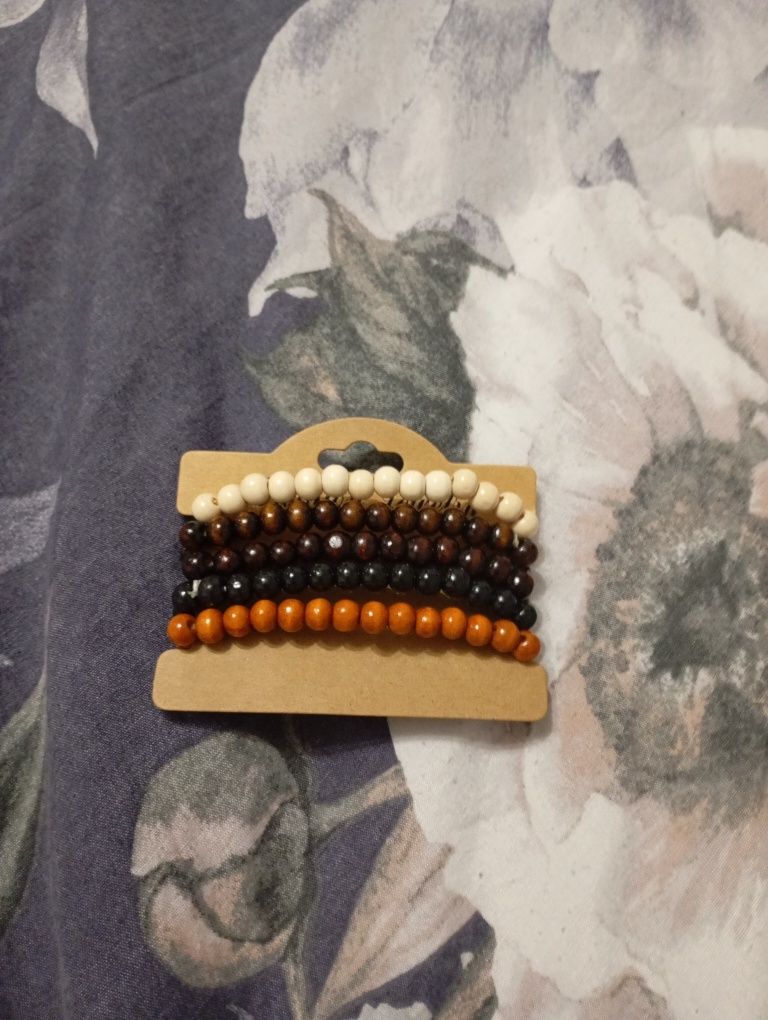 Bransoletki Męskie Drewno Boho