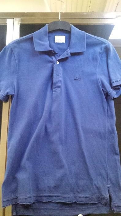 Polo Lacoste Collector Vintage Washed Blue
