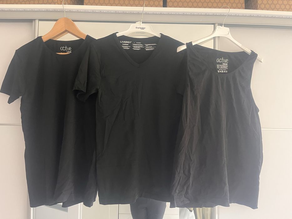 męskie koszulki typu activewear termoaktywne rozmiar L/XL