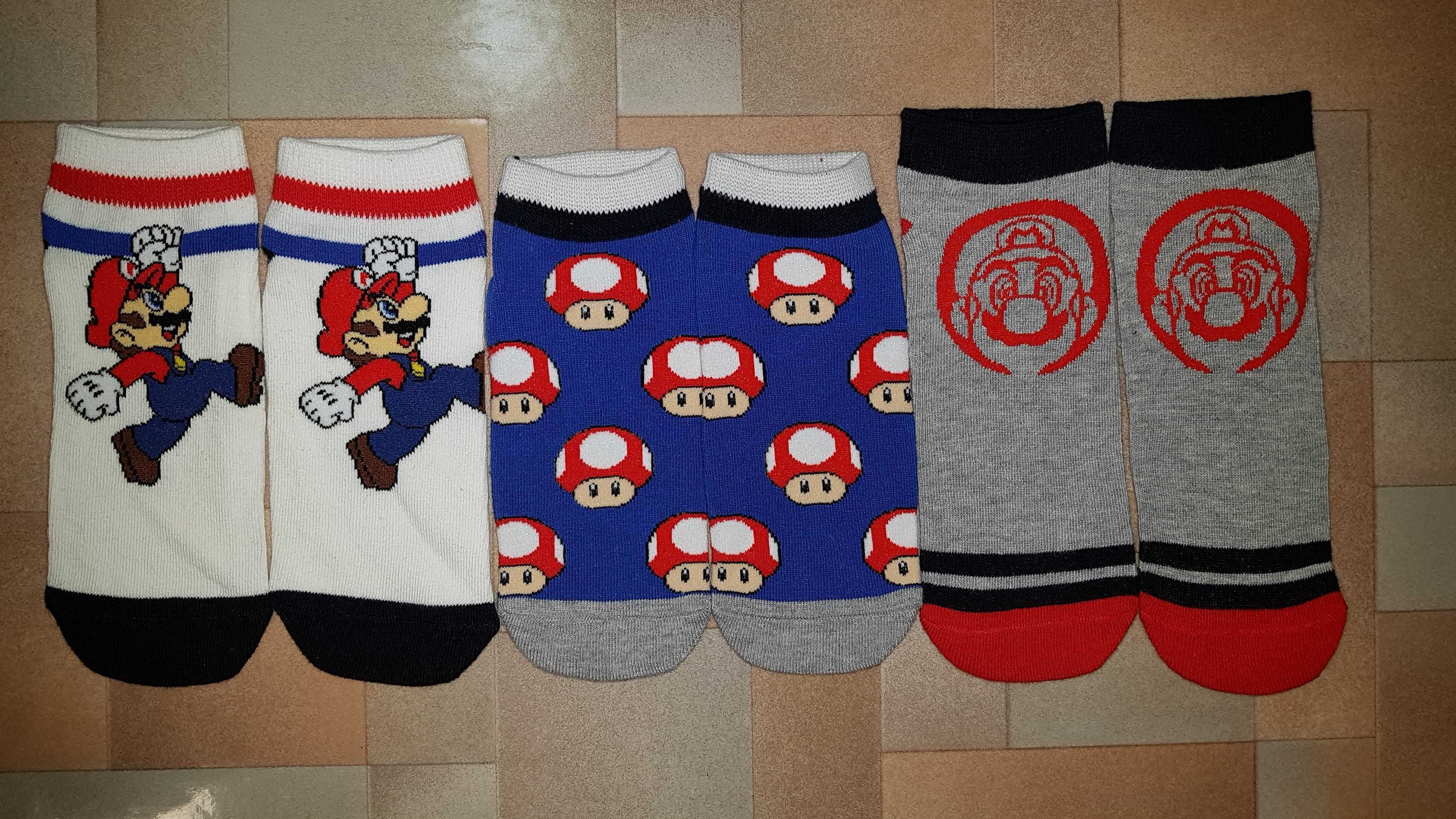 Яркие фирменные спорт носки, носочки Mario, Марио 31-36 р-р Англия