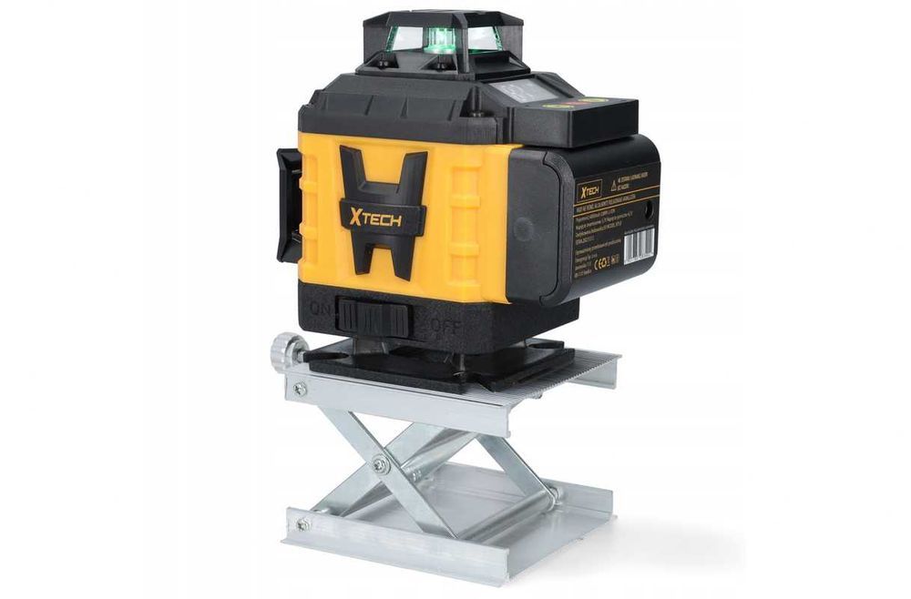 Nowa POZIOMICA LASEROWA XTECH 360° Laser Krzyżowy 4D Gwarancja FV