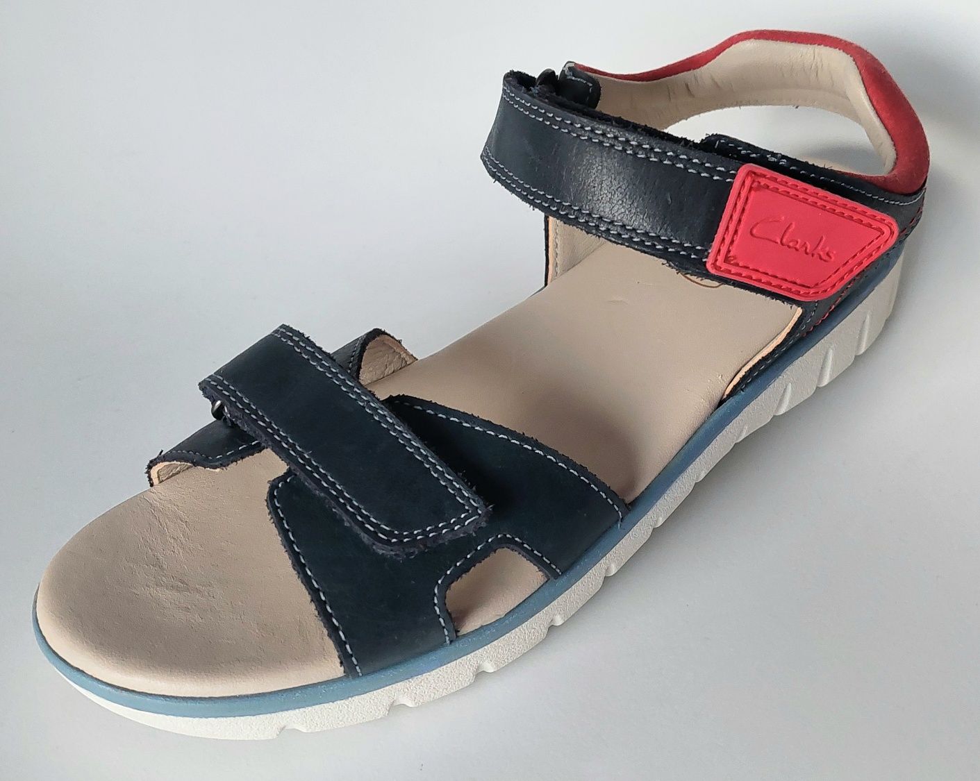 Buty sandały Clarks Roam Surf roz.39 Skóra naturalna rzepy Nowe