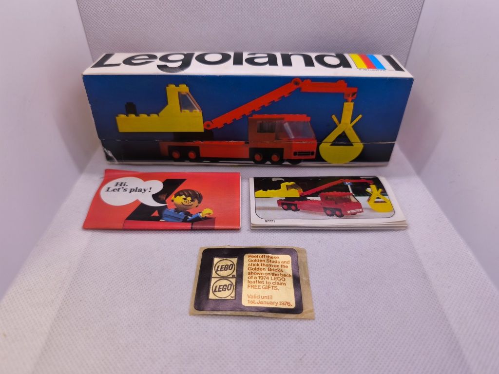 Lego 689 Dźwig z 1974 roku