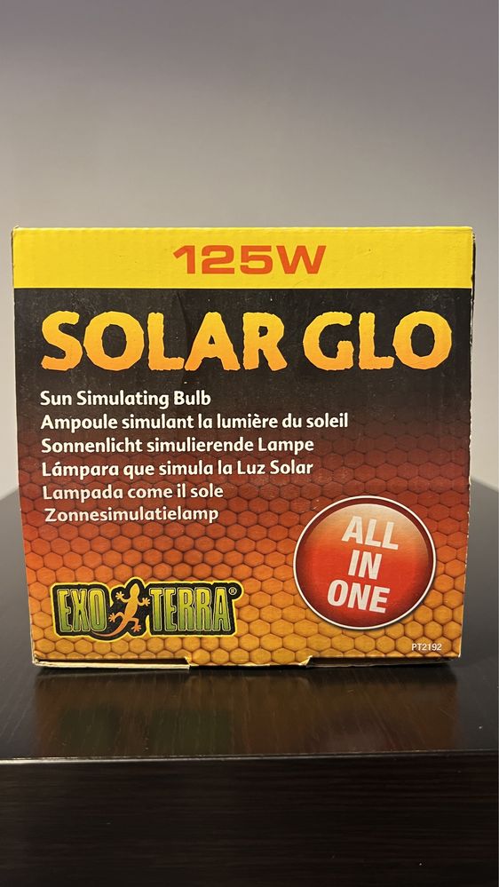 SOLAR GLOW 125w - lâmpada aquecimento répteis