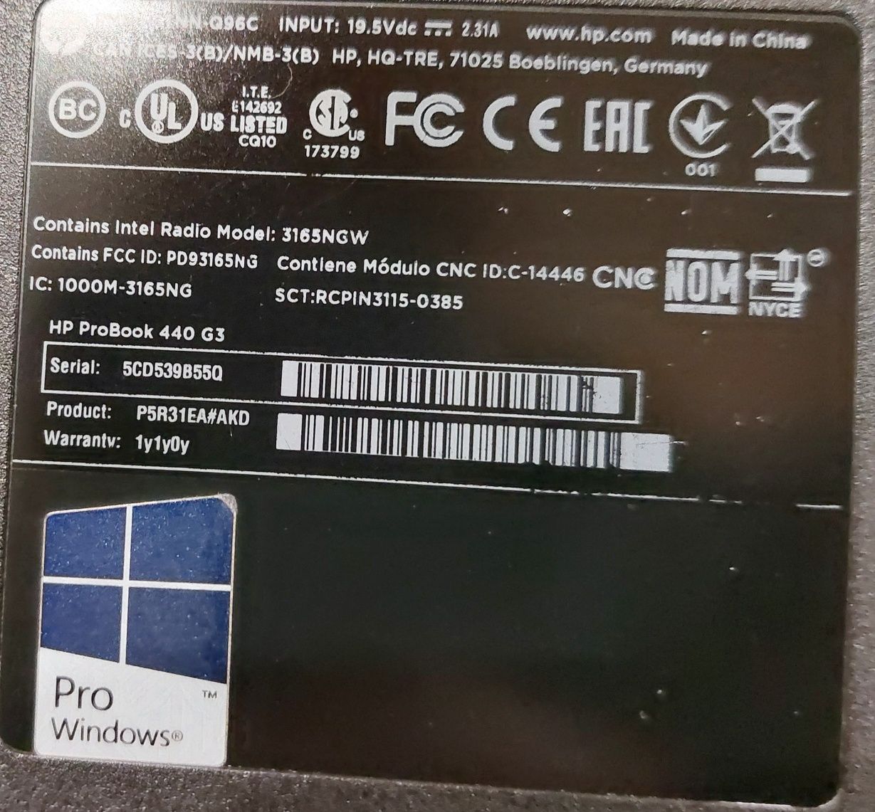 Ноутбук Hp 14"/i3 6gen/8gb/ssd/акб 4.5 години
