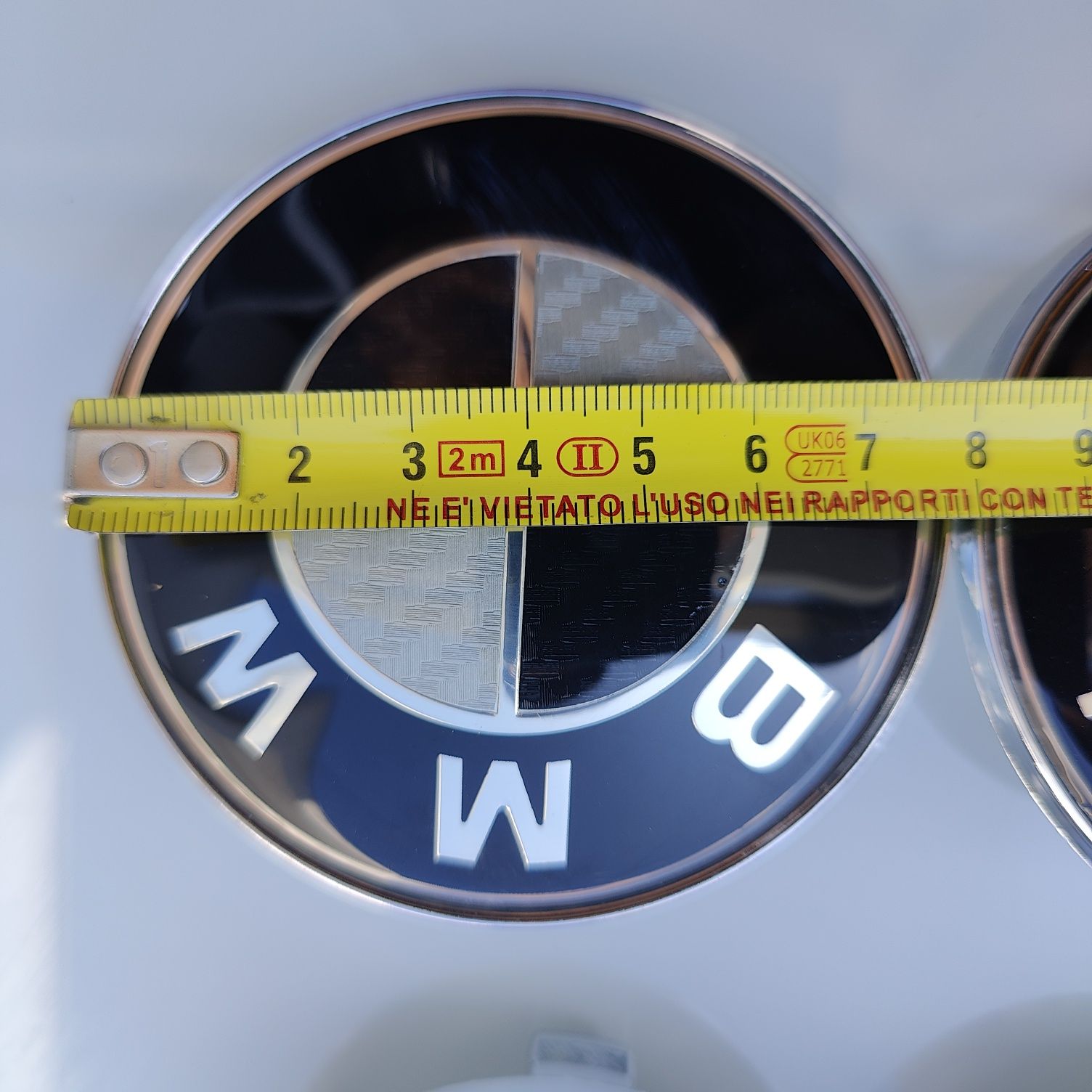 Kit de 7 símbolos / emblemas BMW(Cor Original e em Carbono disponivel)