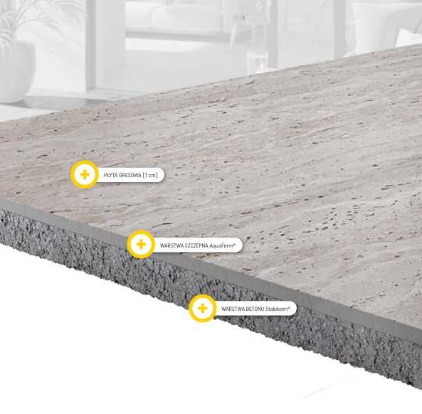 Płyty tarasowe gresowe Bruk-Bet IMPASTO 80x80x4  na podjazd
