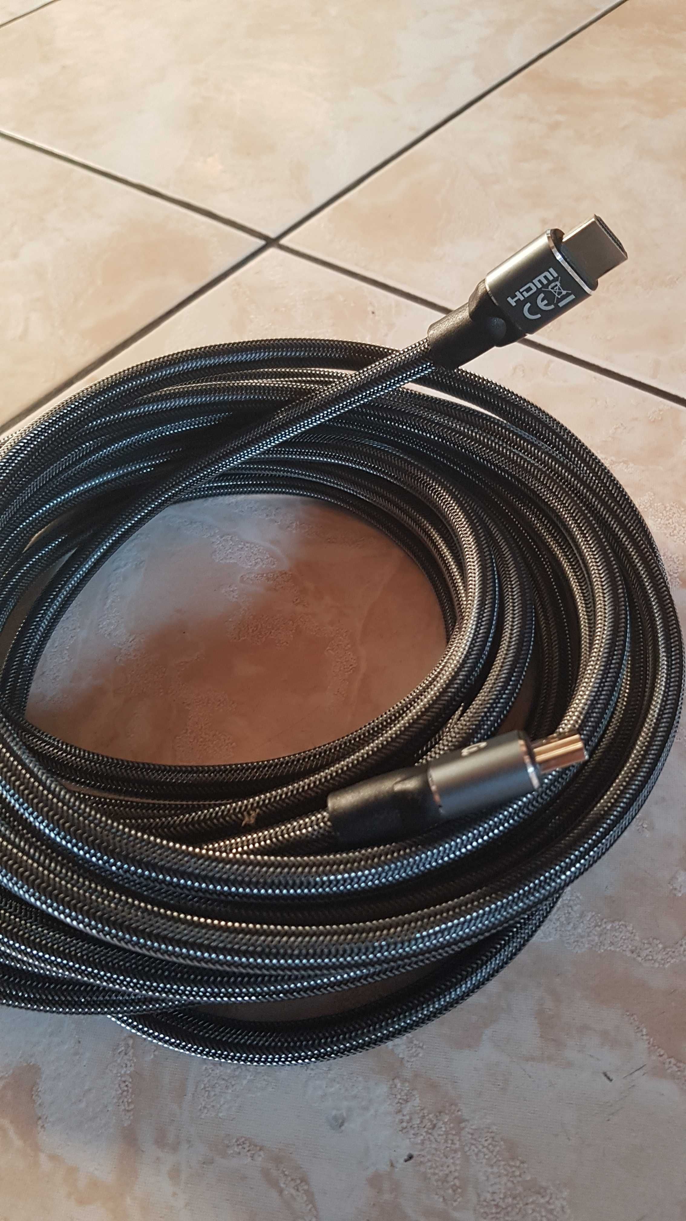 Kabel HDMI 7,5m 7.5 metra dlugi kabel przewod HDMI x 2 profesjonalny