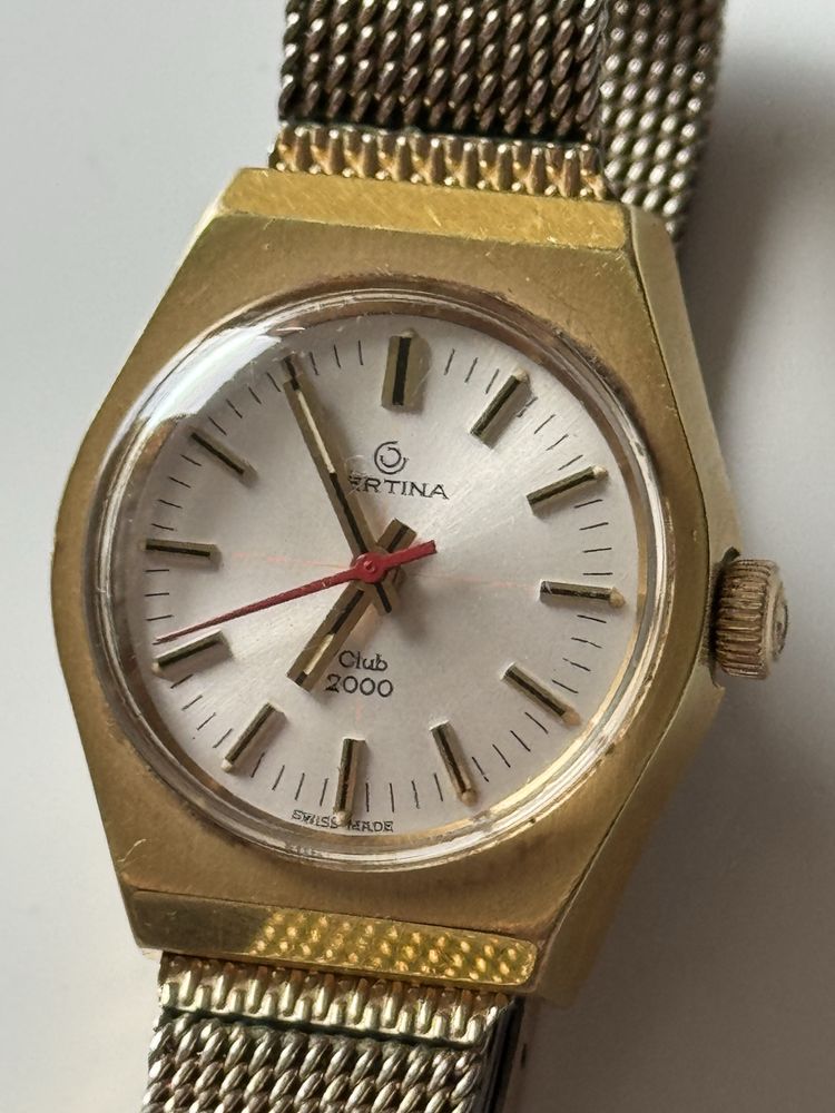 Zegarek Certina Club 2000, 17 jewels, Swiss made, wymiary 22/30mm
