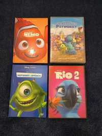 4 płyty DVD dla dzieci
