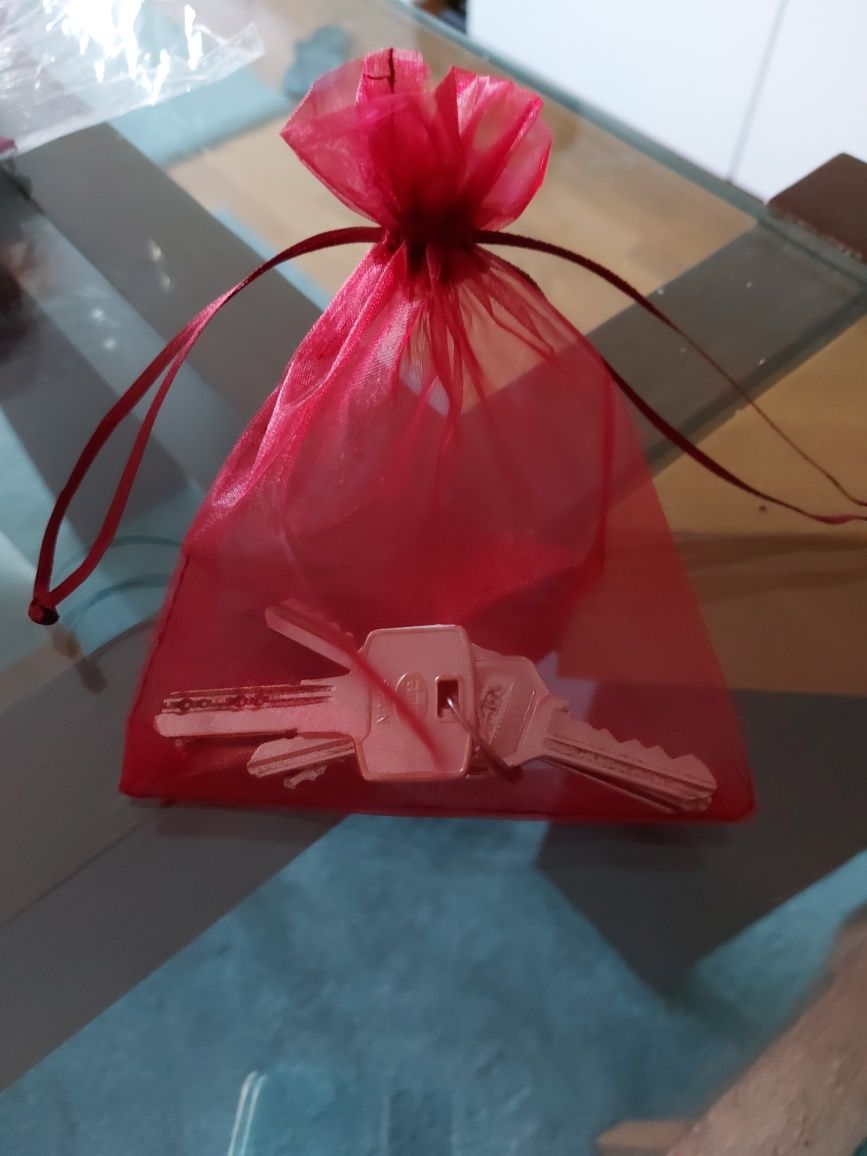 Sacos de organza 15cmx12cm Bordeaux 10 unidades