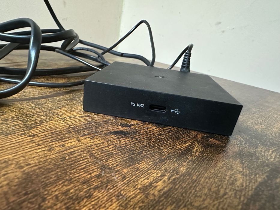 Zestaw Playstation PS5 VR2 plus Logitech G923 z stojakiem i drążkiem