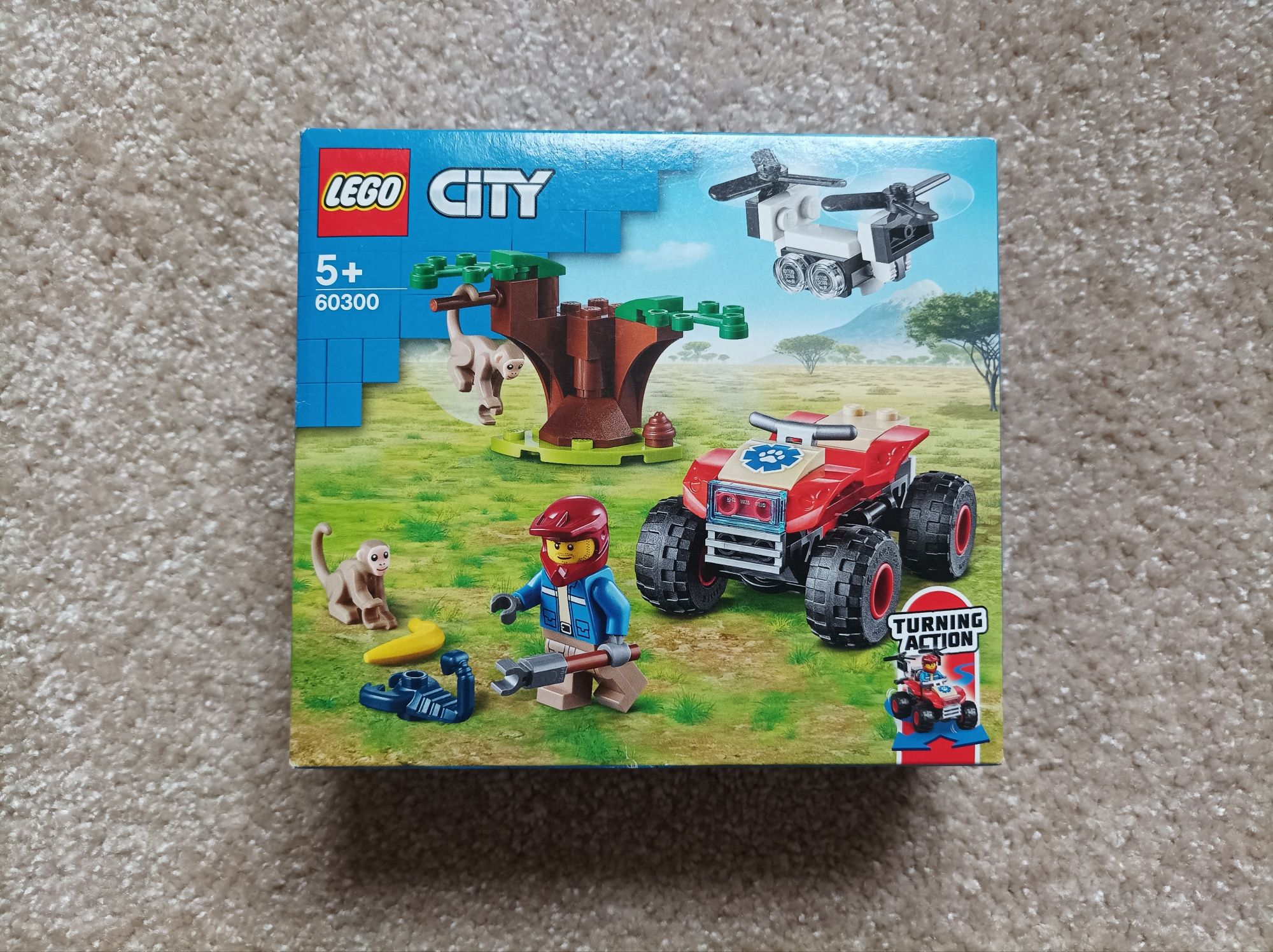 Klocki 60300 LEGO City 5+ Quad ratowników dzikich zwierząt