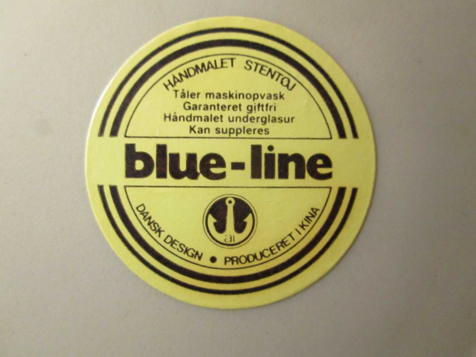 Сервиз чайный набор чашек блюдец Blue Line Дания дизайн 6 персон