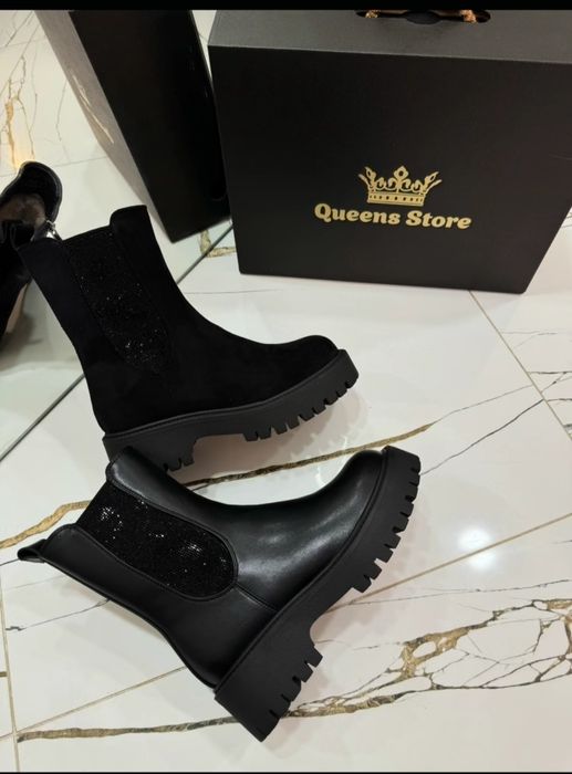 Сапожки зима дуже круті в замші