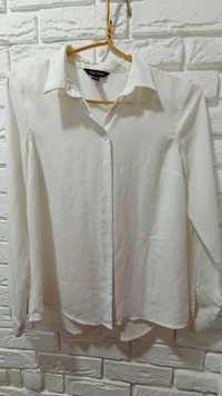 Шифоновая белая рубашка,блуза