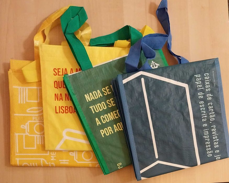 Conjunto Sacos Para Organizar Reciclagem (Novos)