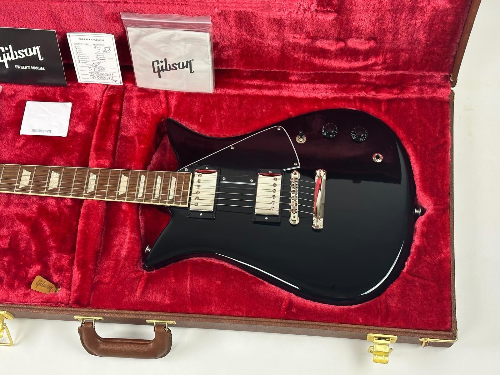 Акція! NEW Gibson Theodore Standard Ebony (2024, 1890$,Gibson Archive)