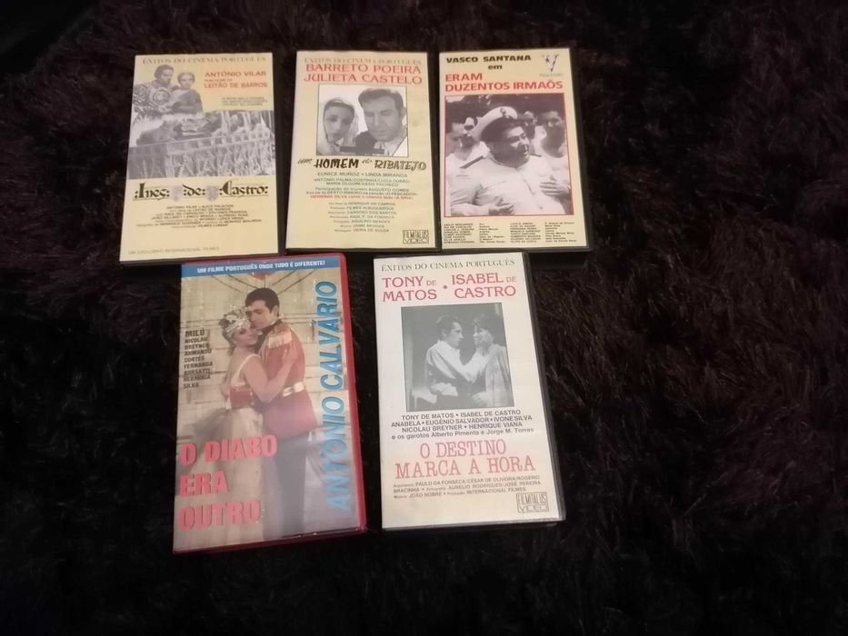 VHS de clássicos do cinema português